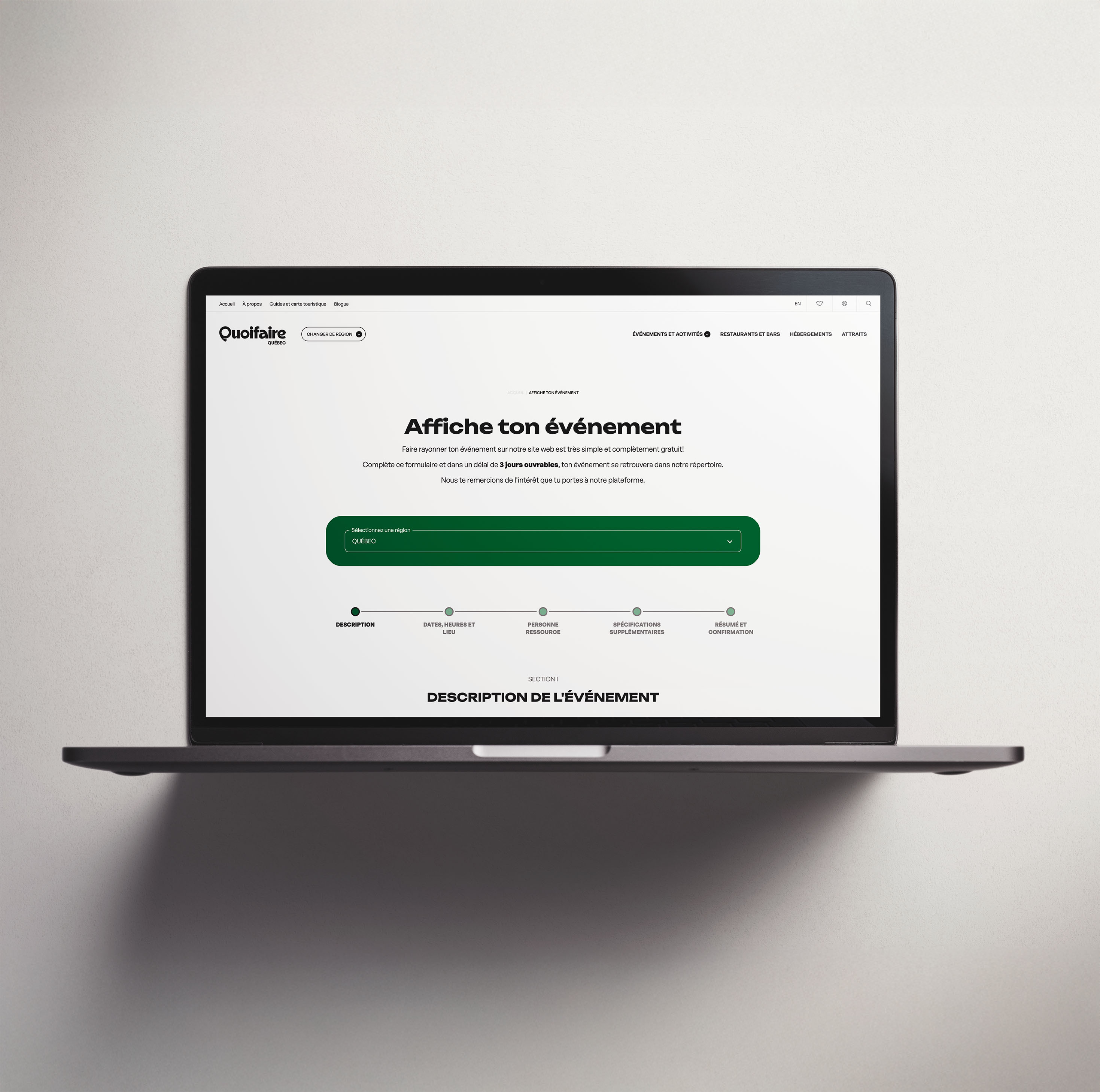 UNE PLATEFORME PENSÉE POUR TOI